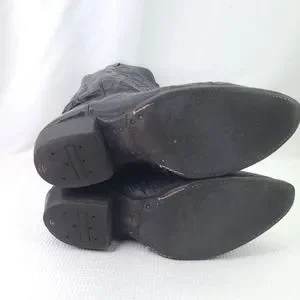 Nocona | Shoes | Nocona Boots Black Leather Western Pointed  display picture 1